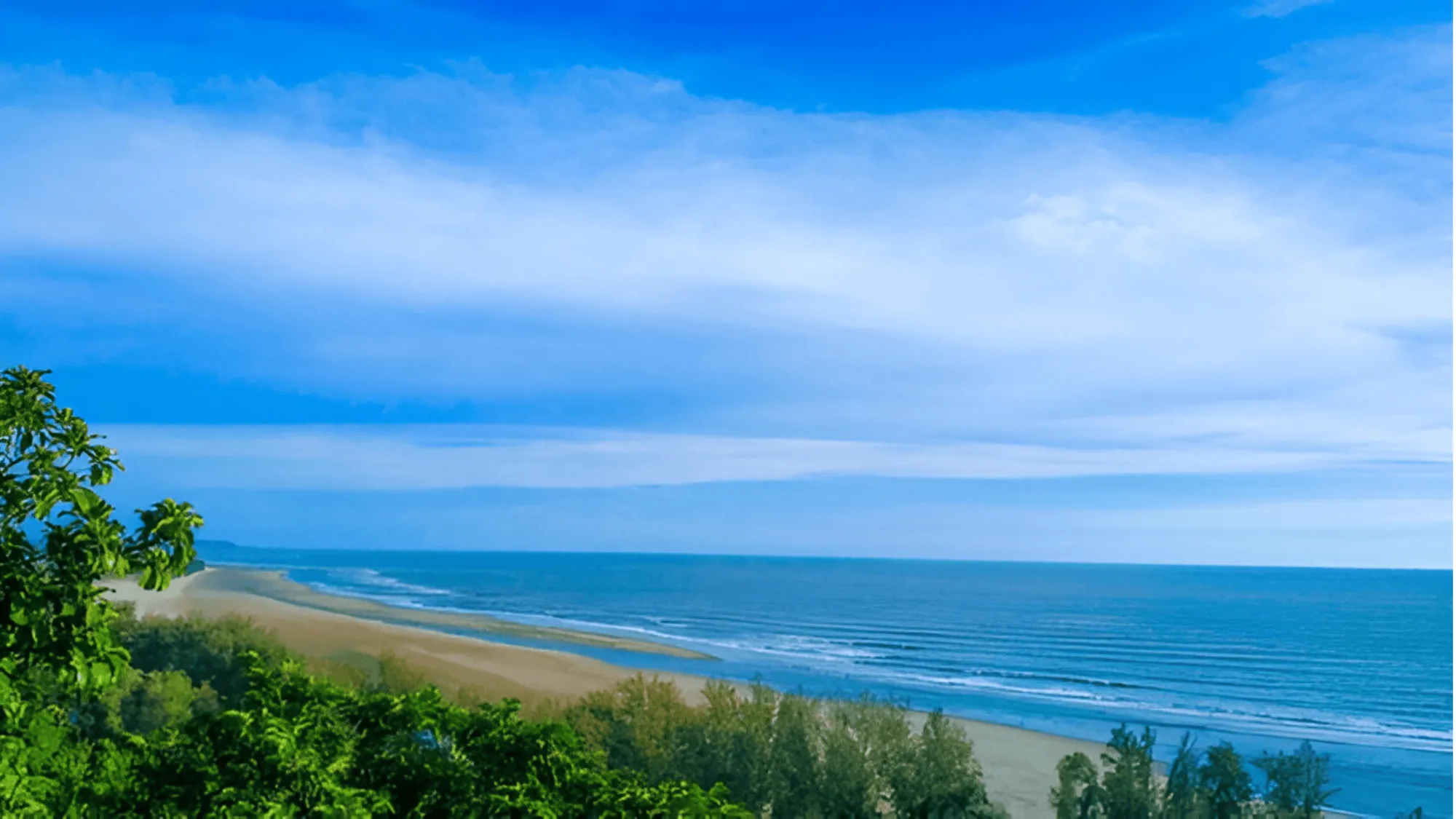 The Cox's Bazar shoreline